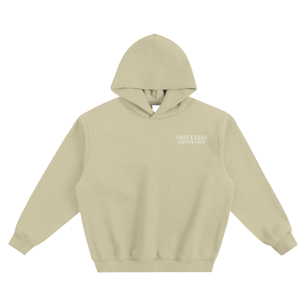 Embroidered Fleeced Boxy Hoodie