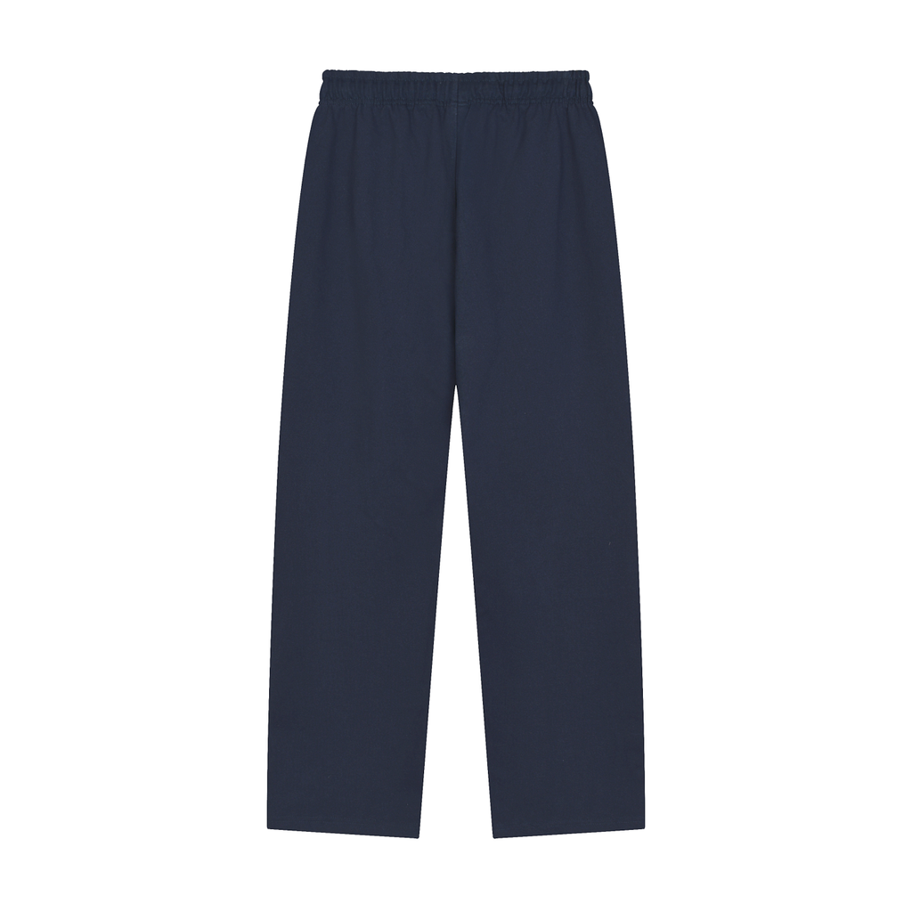 Classic Black Straight-Leg Sweatpants