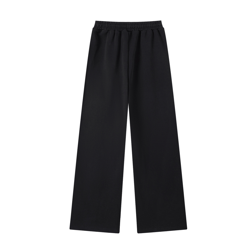 Classic Straight-Leg Sweatpants White Logo