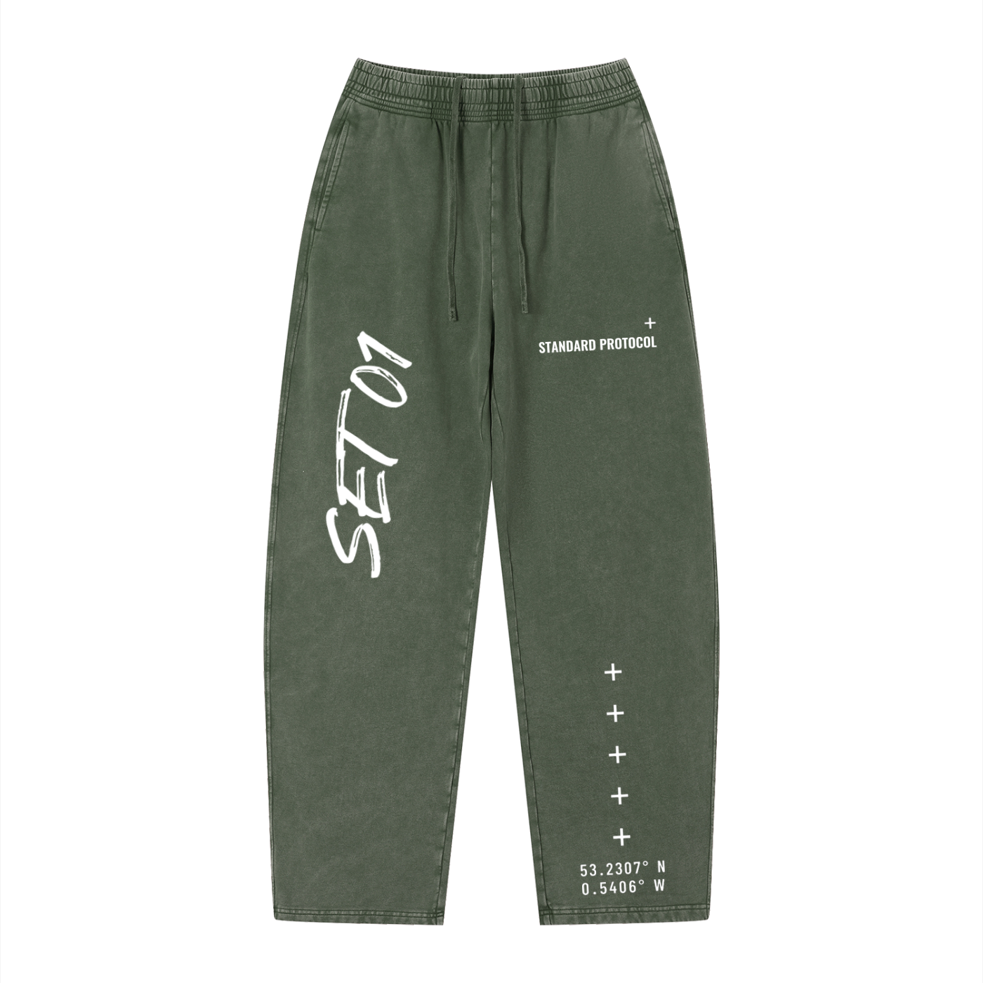 SP//S-01 Vintage Wash Loose Sweatpants