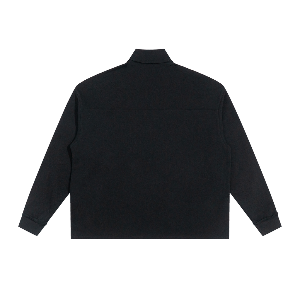 Men's Rolled Edge Quarter-Zip Sweatshirt