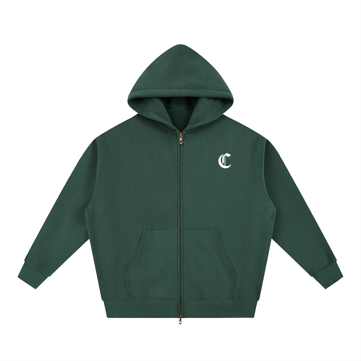Men's Oversized Fleece Boxy Hoodie
