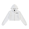 Women's Cropped Zip-Up Hoodie