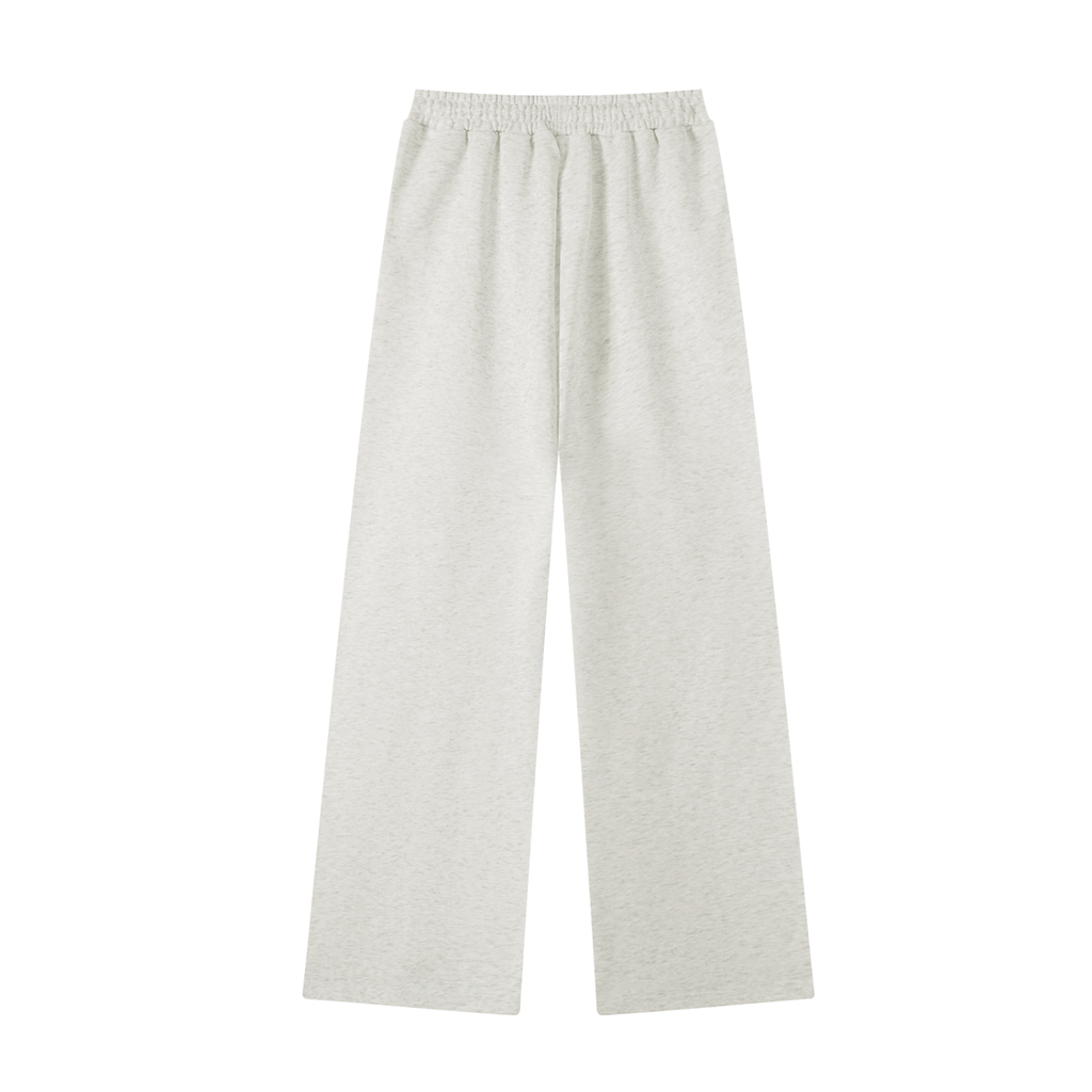 Classic Straight-Leg Sweatpants White Logo