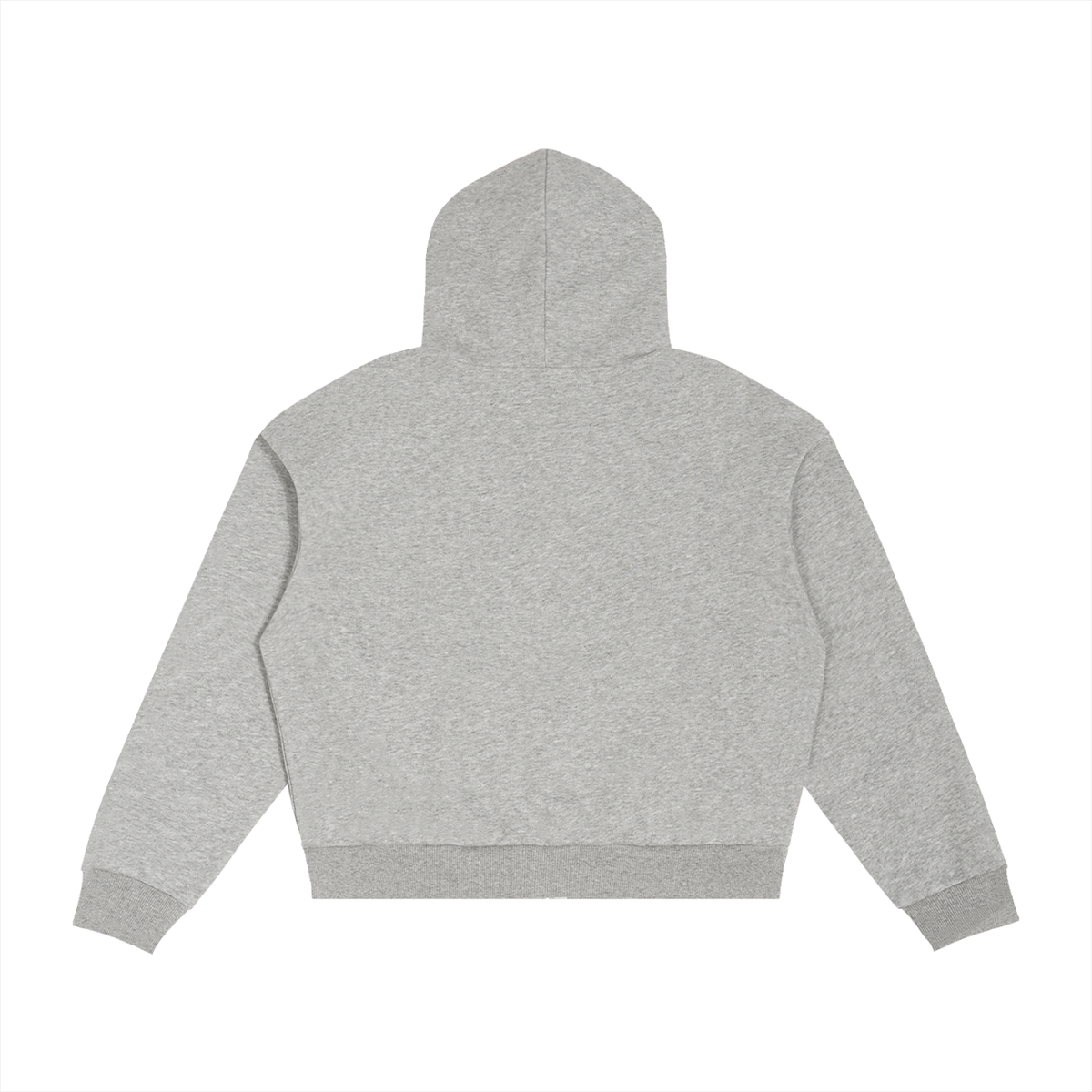 Boxy Plaid Grey Tracksuit Set Hoodie