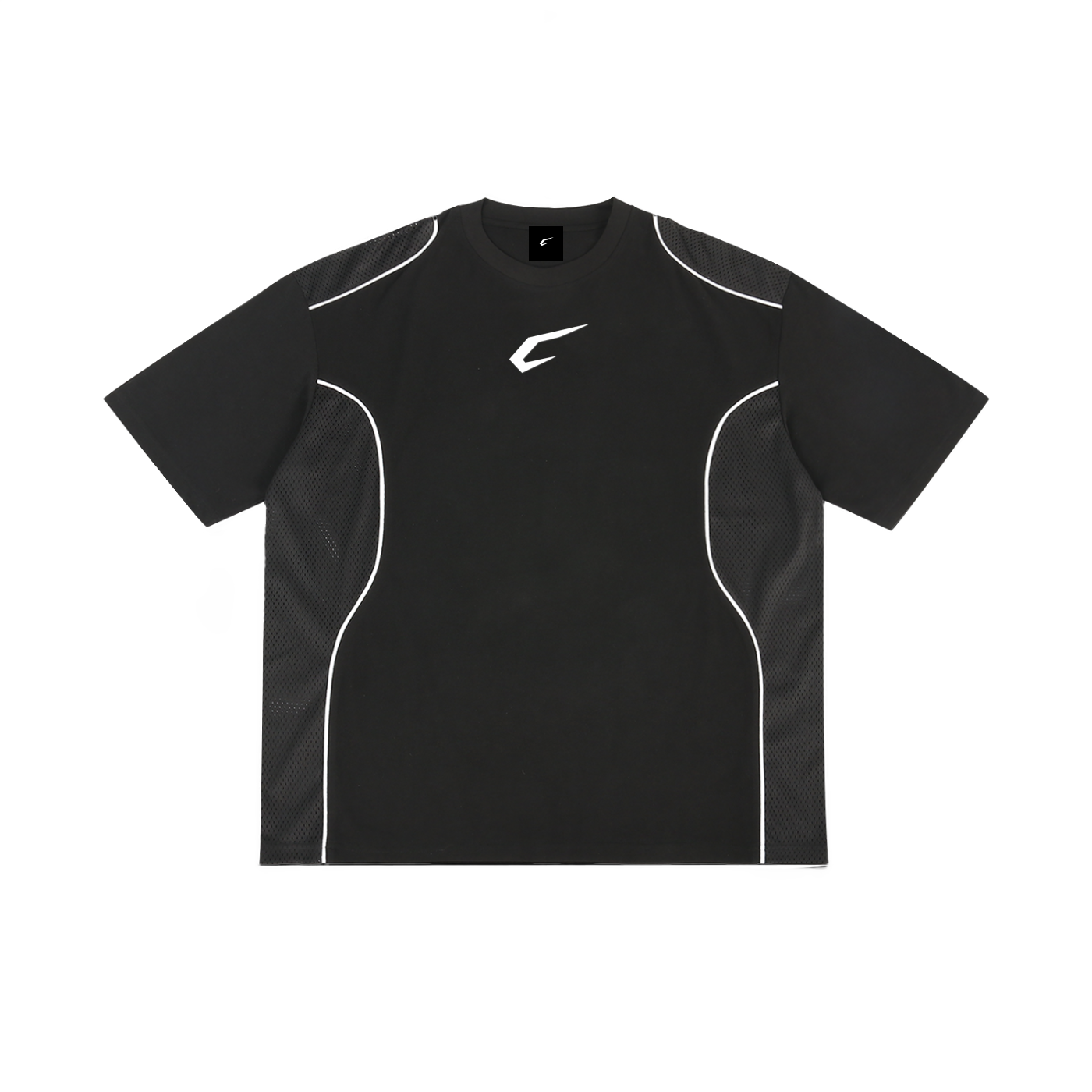 Classic Contrast Piped Panel T-Shirt