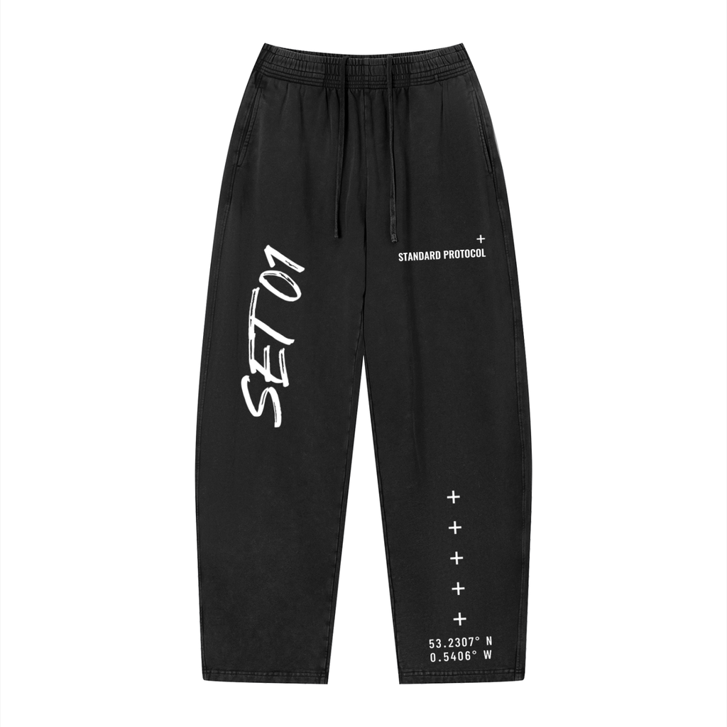 SP//S-01 Vintage Wash Loose Sweatpants