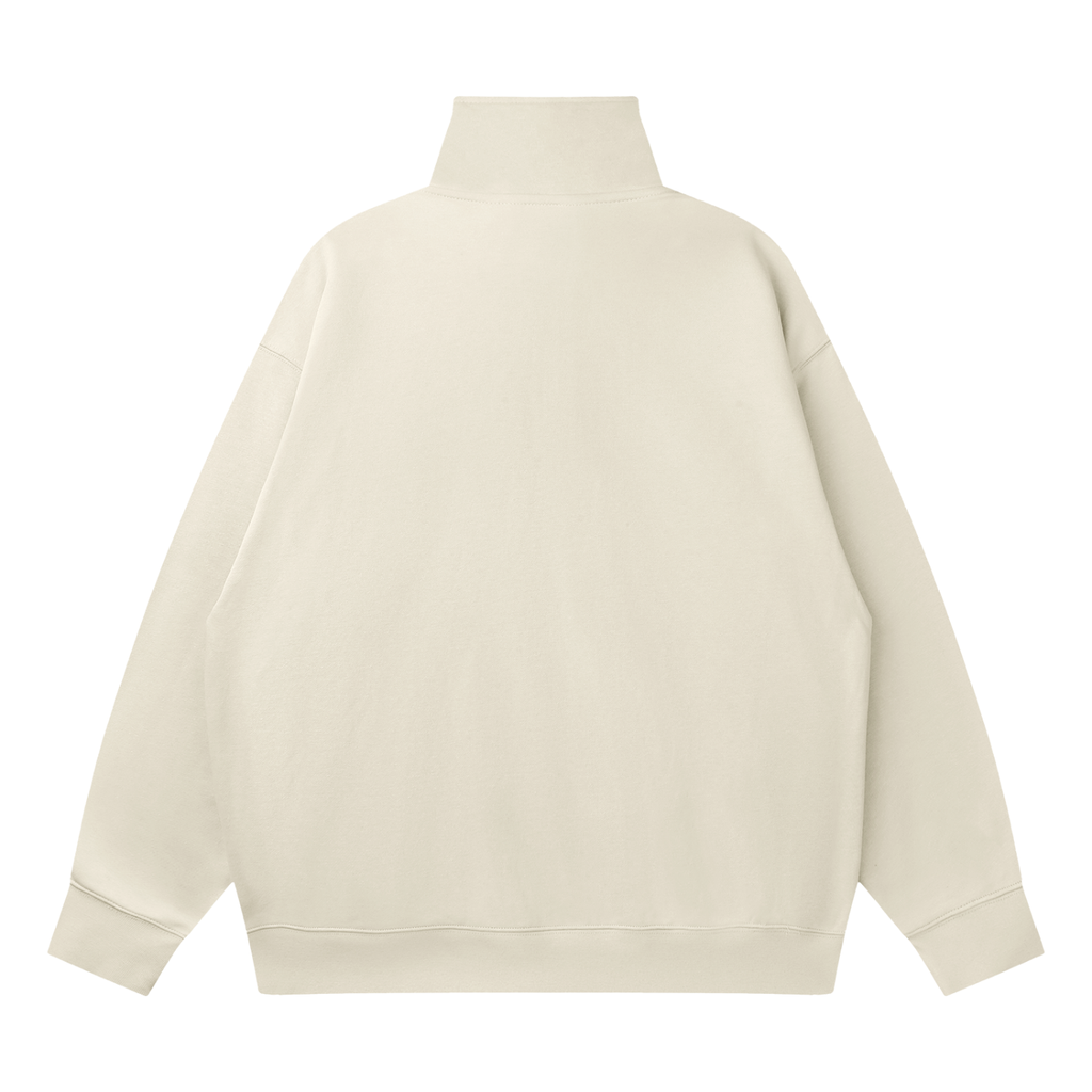 Men's Quarter-Zip Drop Shoulder Sweatshirt