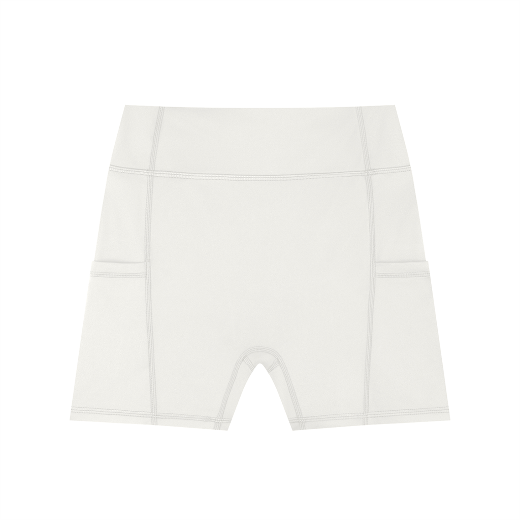 Classic High-Waisted Pocket Shorts
