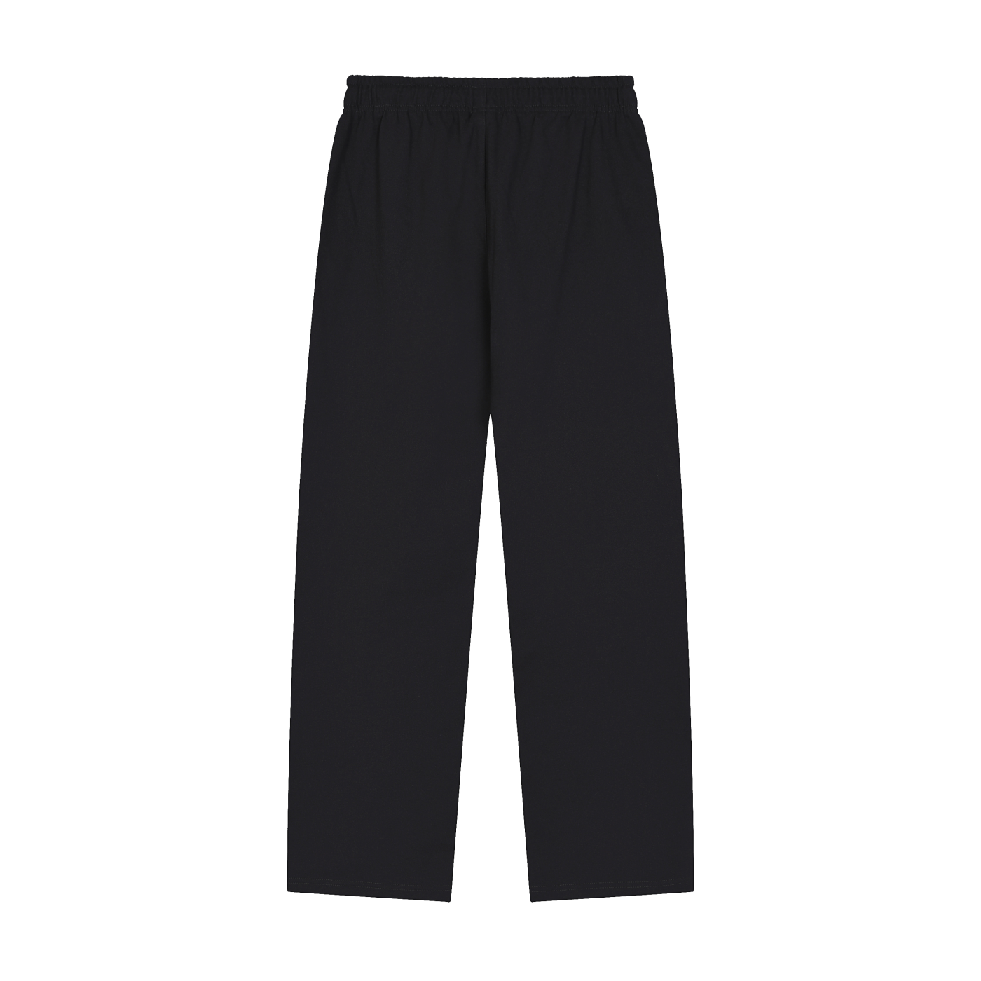 Classic Black Straight-Leg Sweatpants