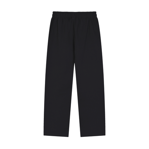 Classic Black Straight-Leg Sweatpants