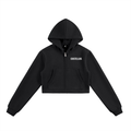 Women's Cropped Zip-Up Hoodie