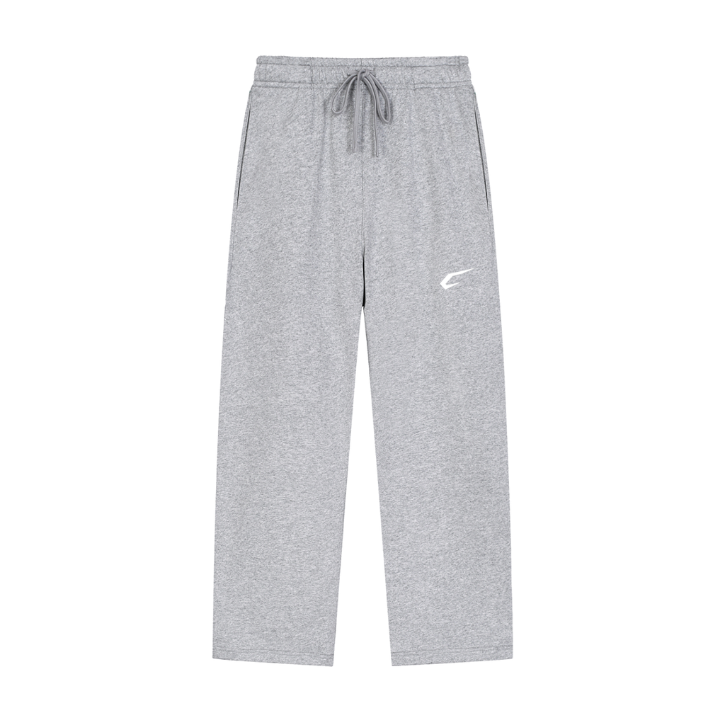 Classic Black Straight-Leg Sweatpants