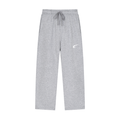 Classic Black Straight-Leg Sweatpants