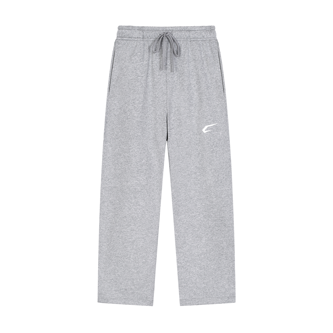 Classic Black Straight-Leg Sweatpants