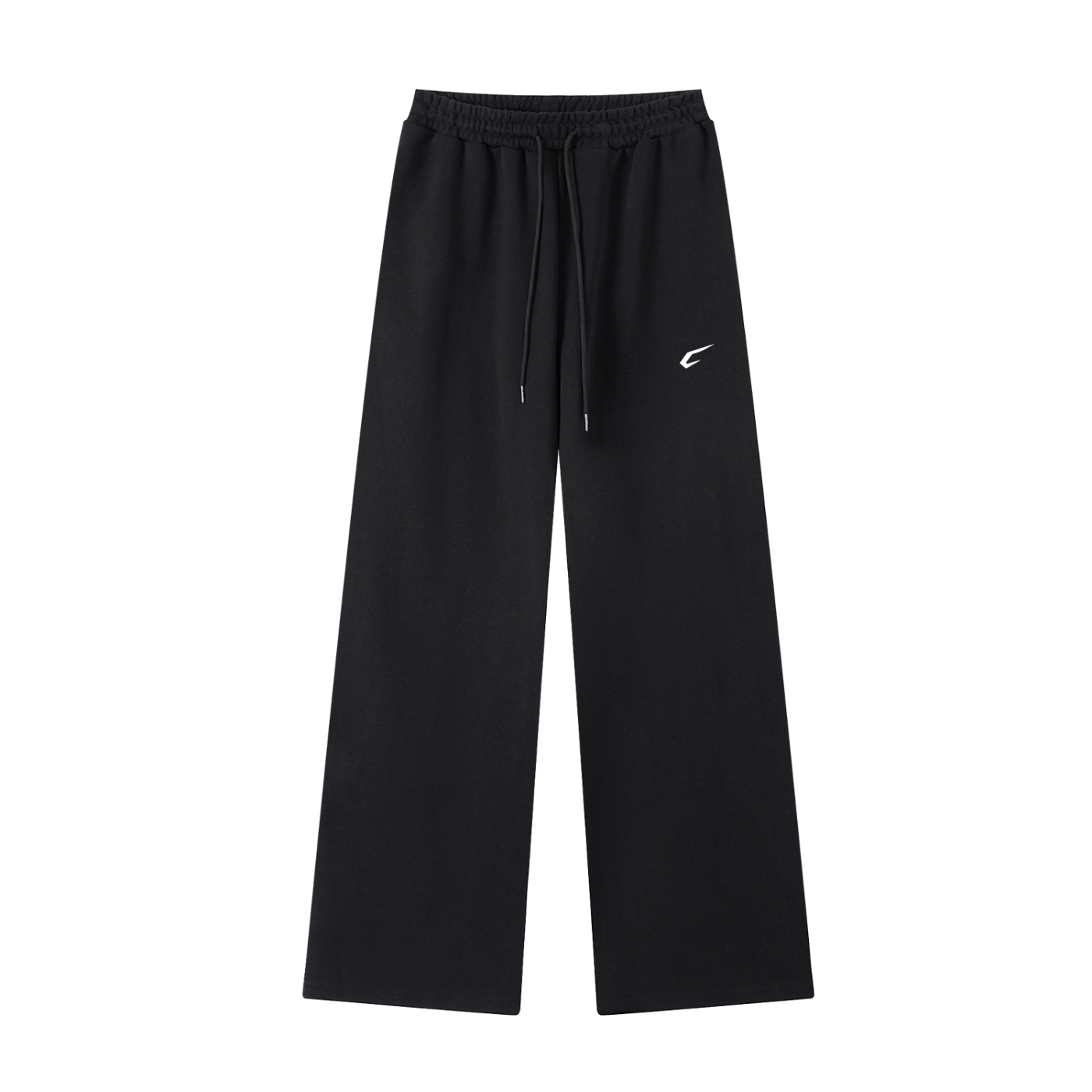 Classic Straight-Leg Sweatpants White Logo
