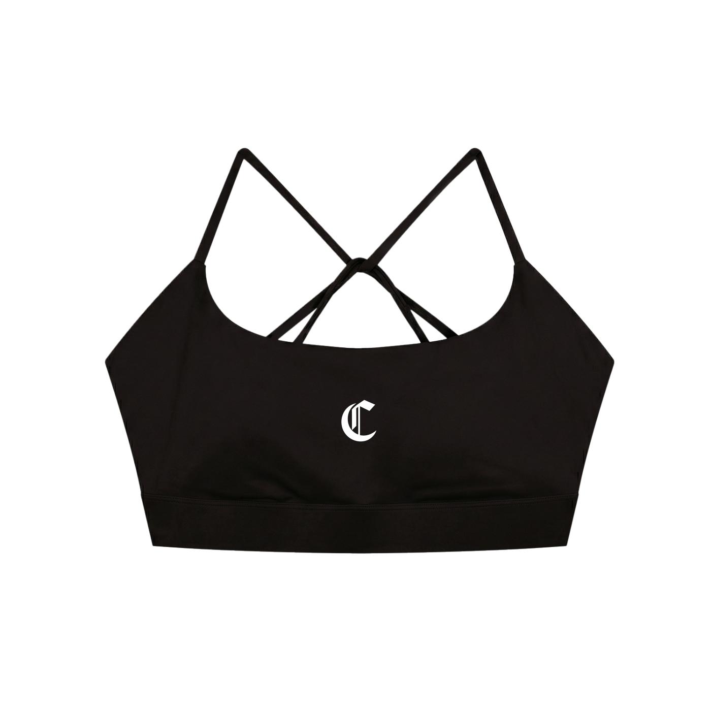 Costello's Strappy Criss Cross Yoga Sports Bra