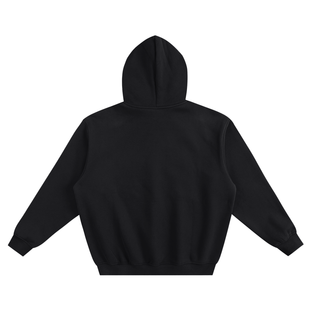 Embroidered Fleeced Boxy Hoodie