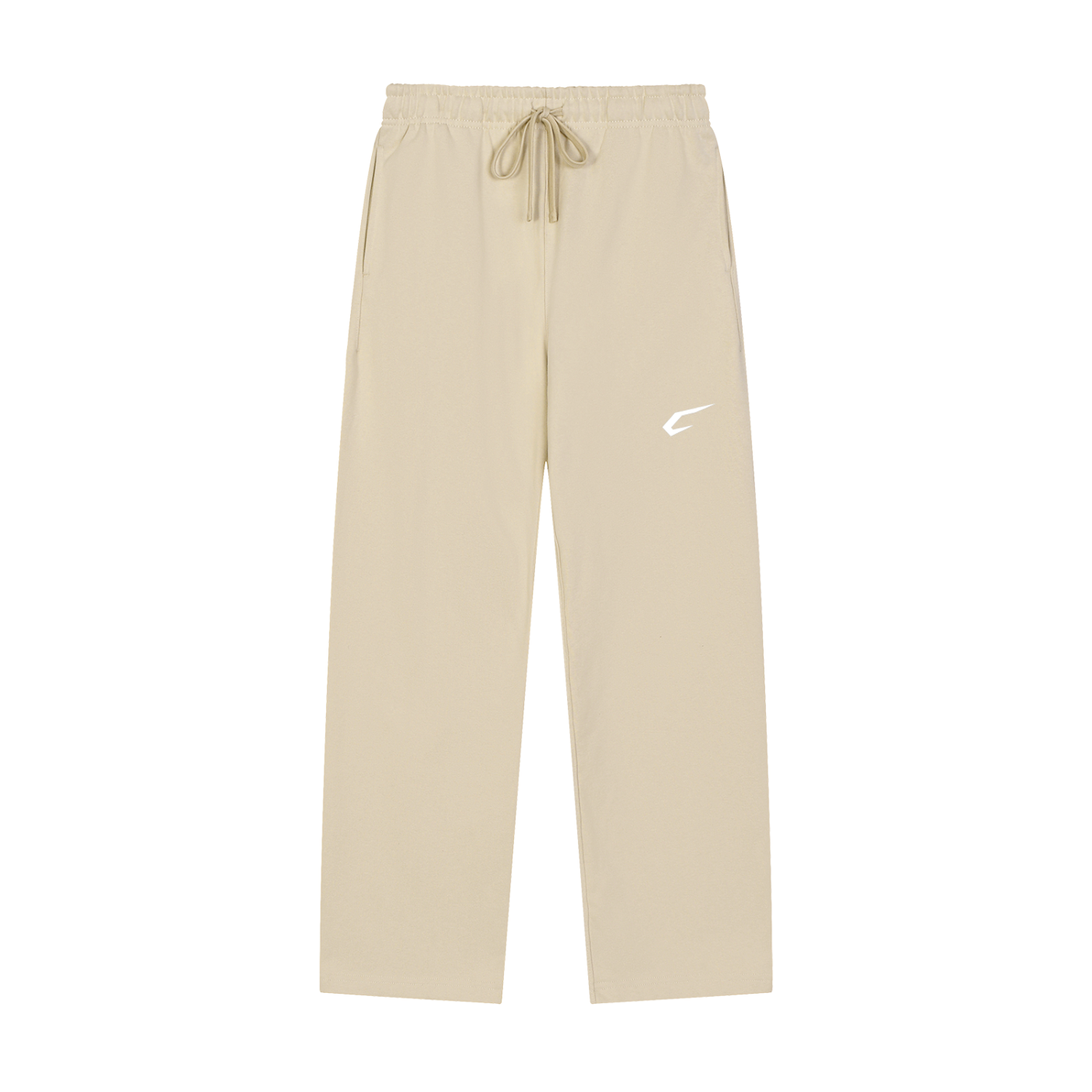 Classic Black Straight-Leg Sweatpants
