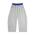 Boxy Plaid Grey Tracksuit Set Sweatpants