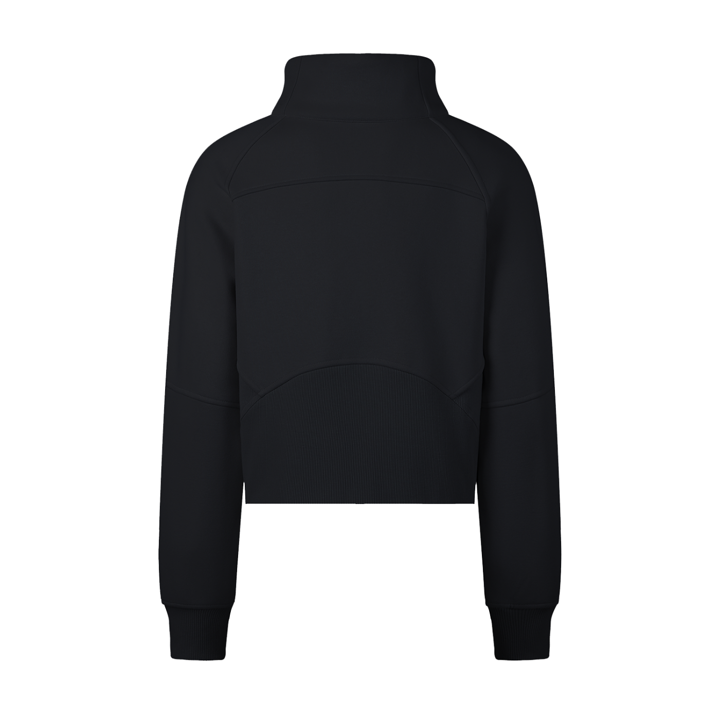 Costello's Women's Cropped Half-Zip Drop Shoulder Sweatshirt