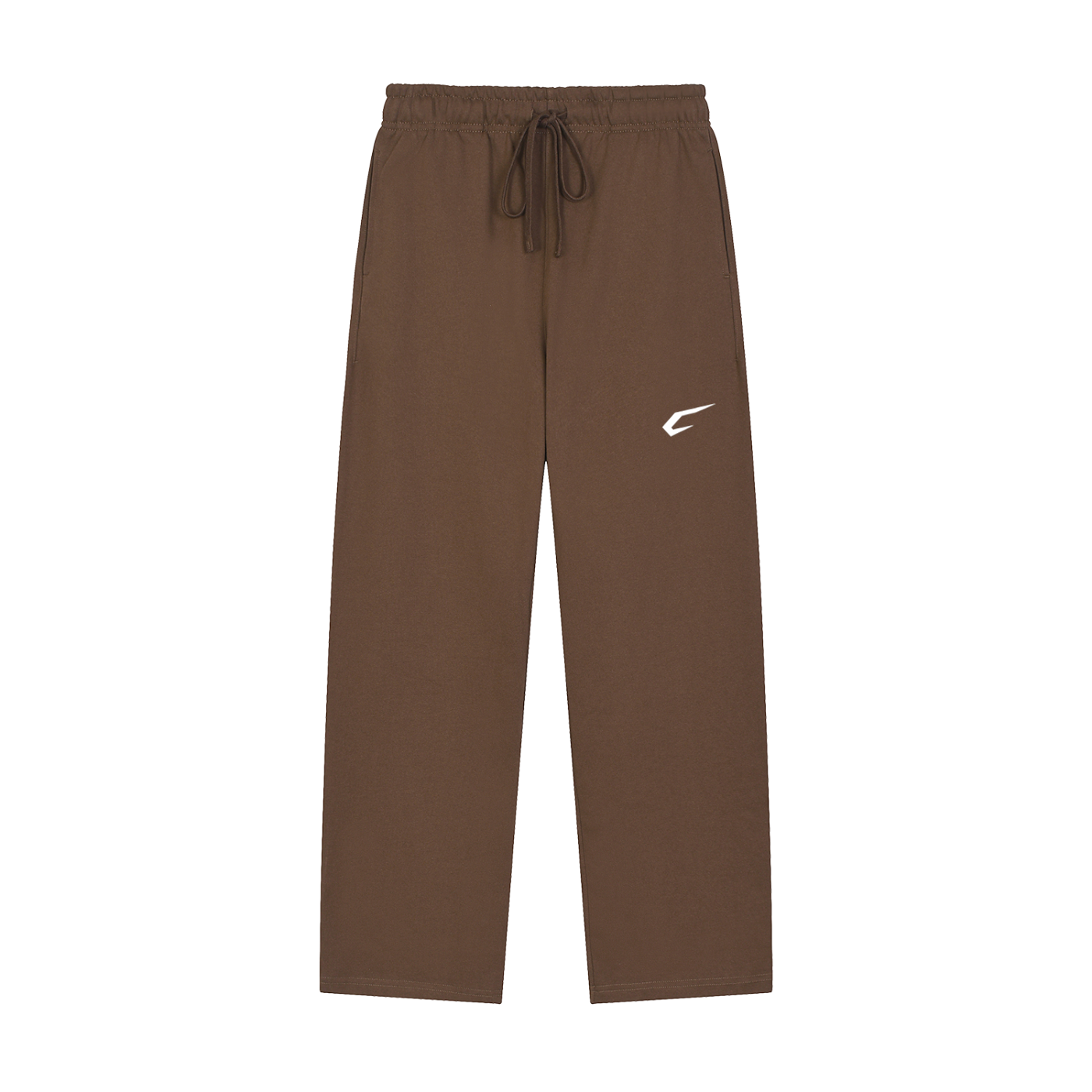 Classic Black Straight-Leg Sweatpants