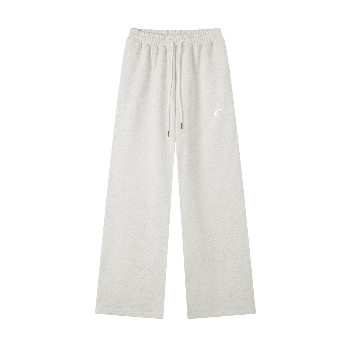 Classic Straight-Leg Sweatpants White Logo