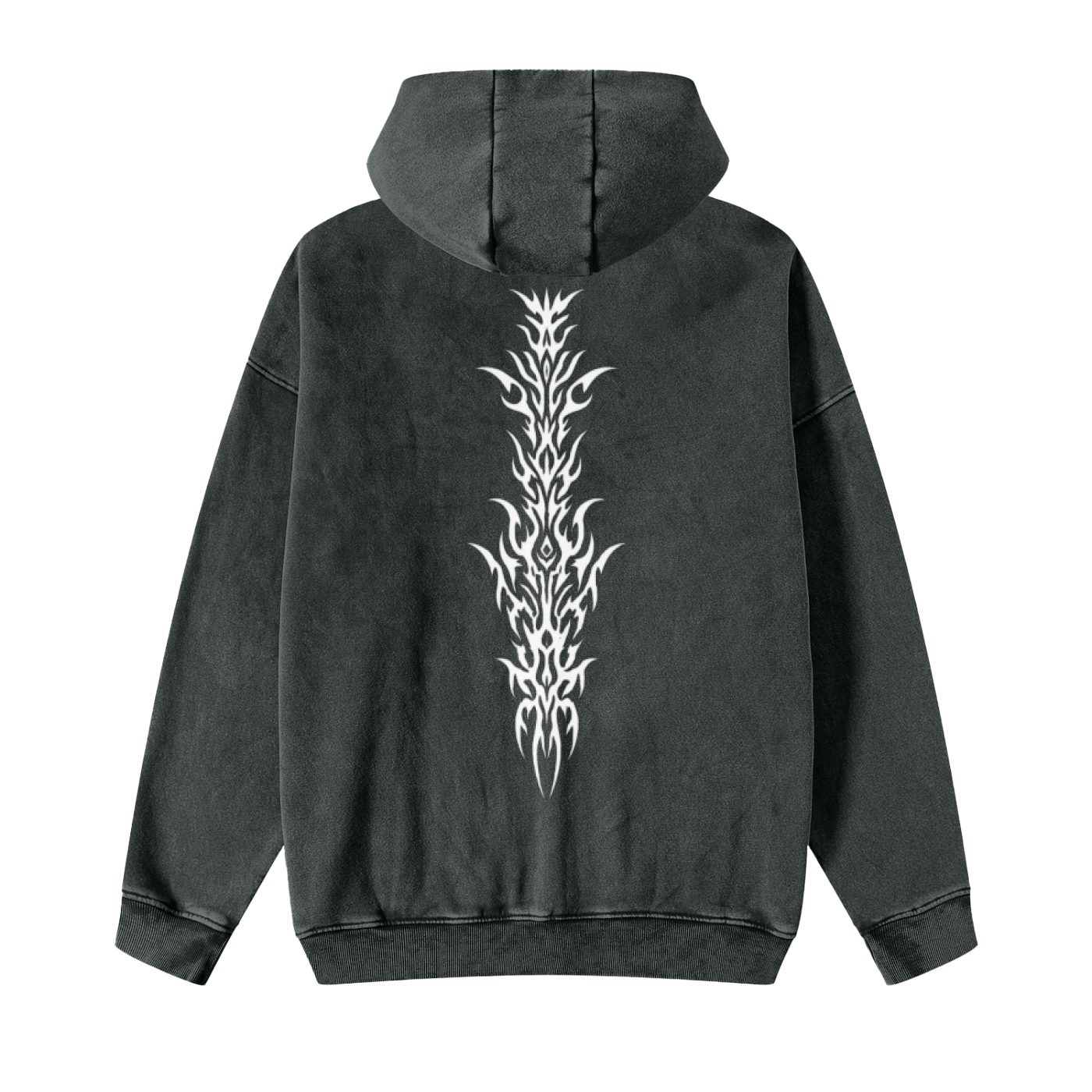 2NICHE Signature Snow washed Zip-through Hoodie