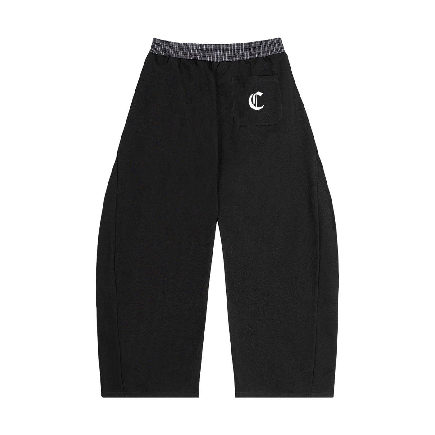 Costello's Plaid Waistband Barrel Sweatpants