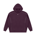 Oversized Piped Fleece Hoodie