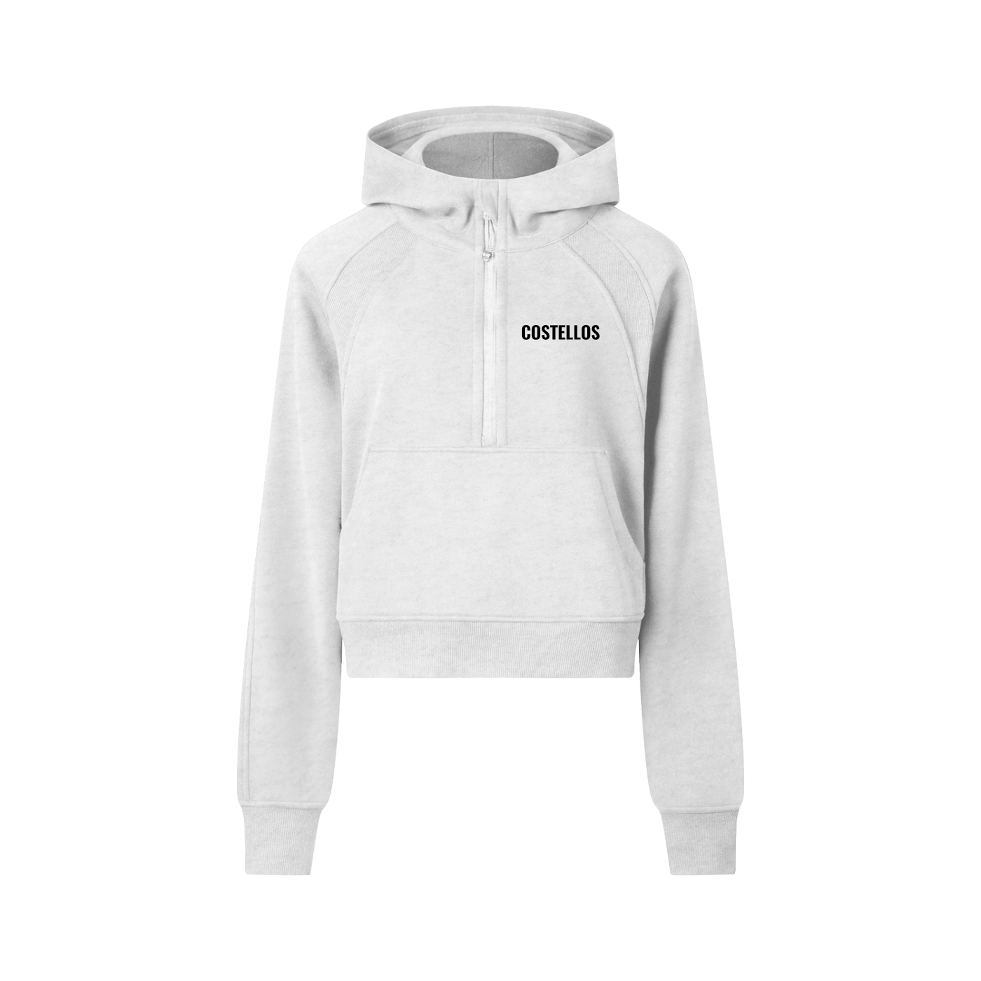 Women's Cropped Half-Zip Hoodie
