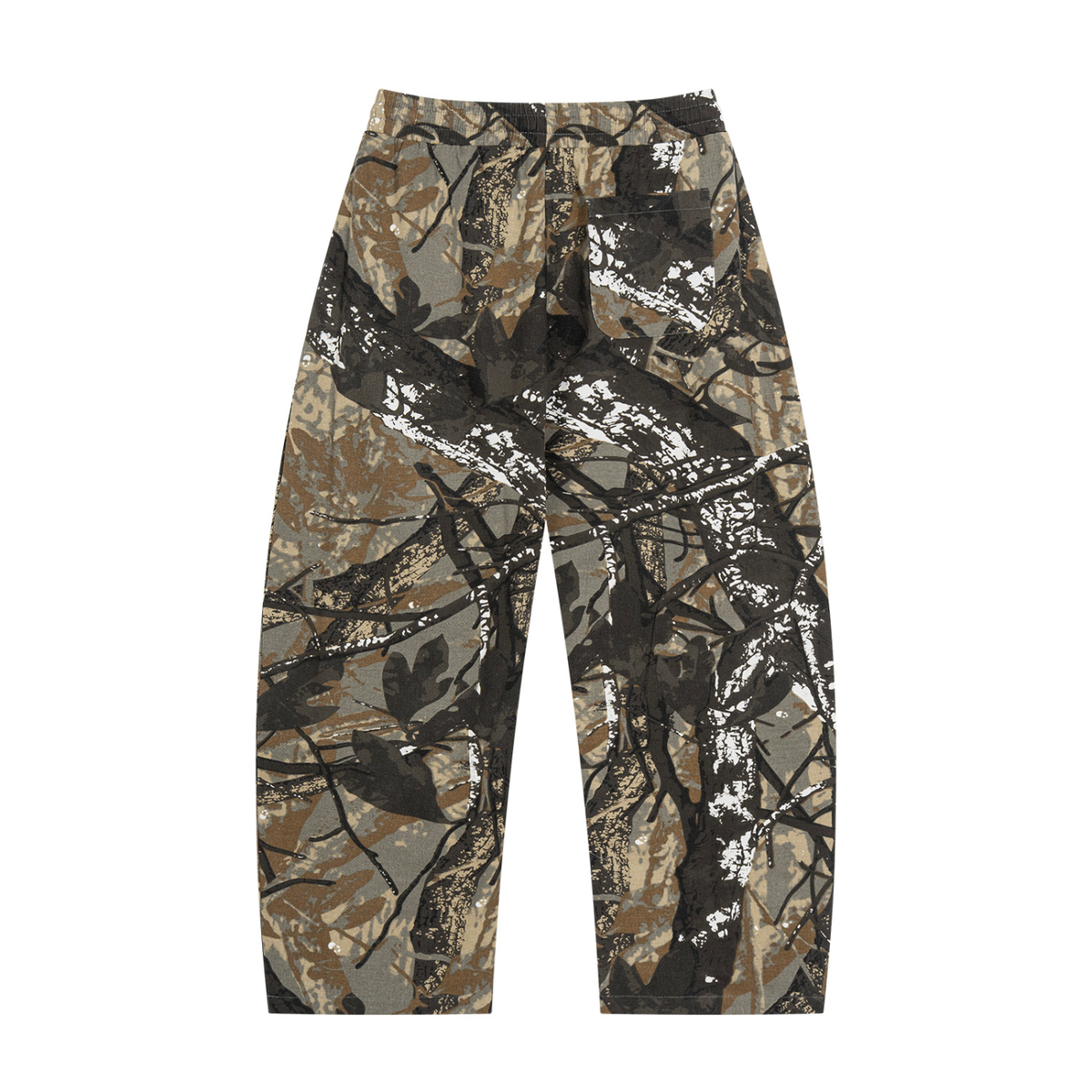 Camo Barrel Joggers Brown