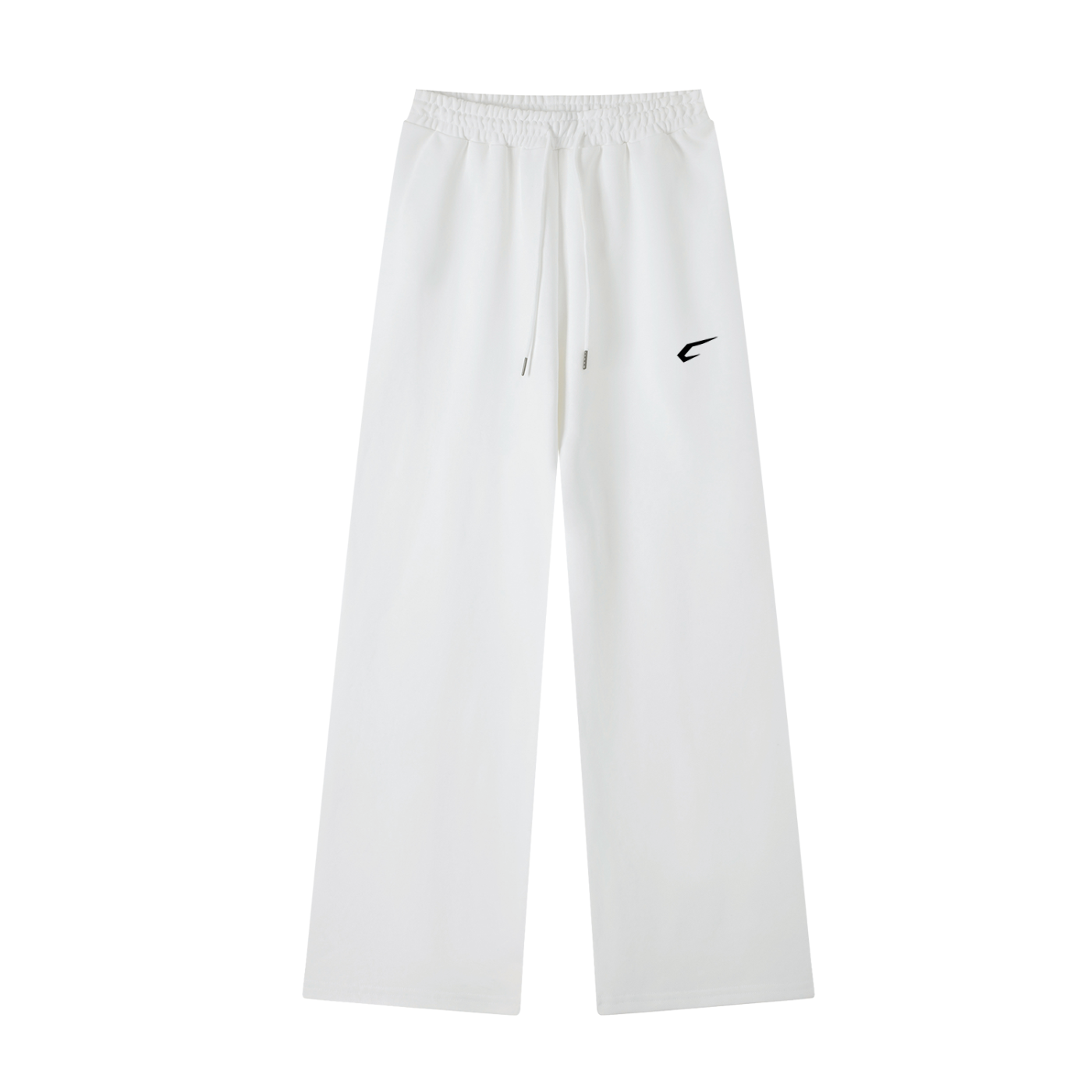 Classic Straight-Leg Sweatpants Black Logo