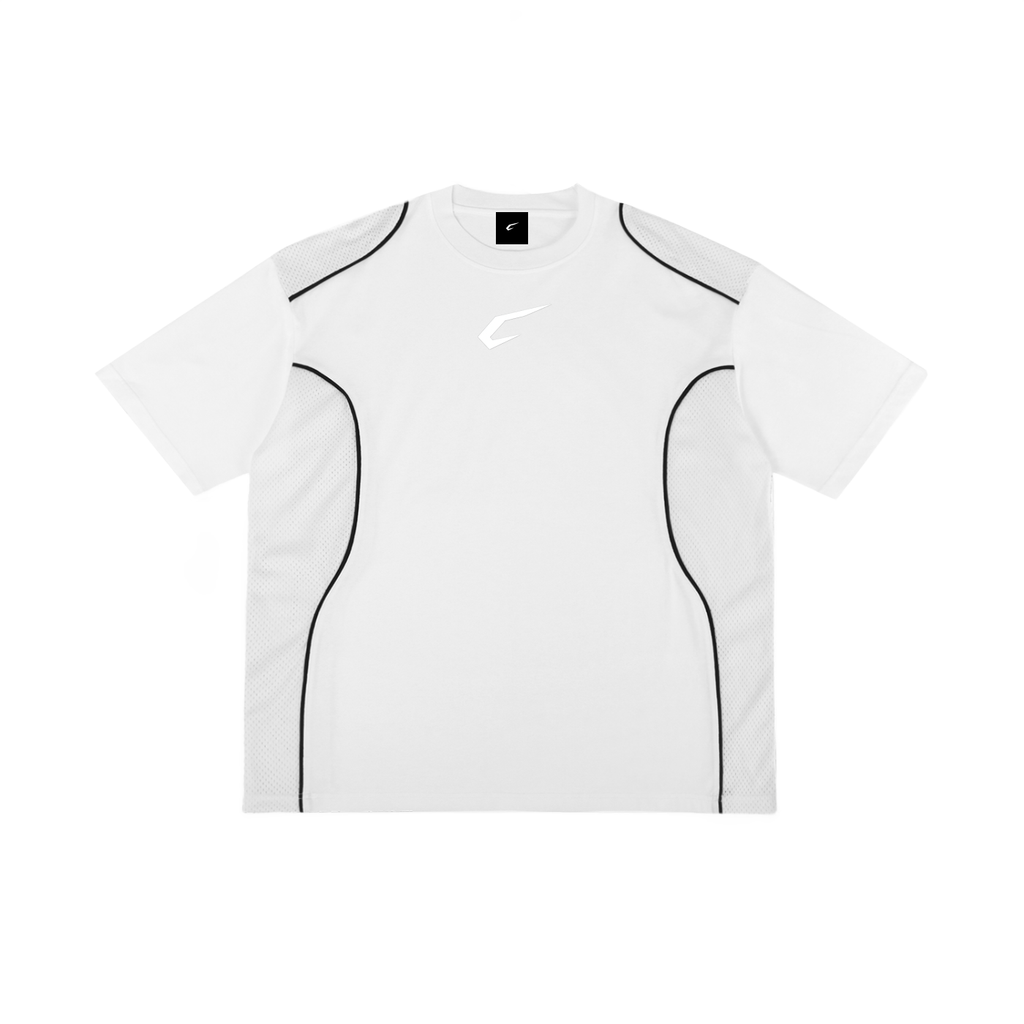 Classic Contrast Piped Panel T-Shirt