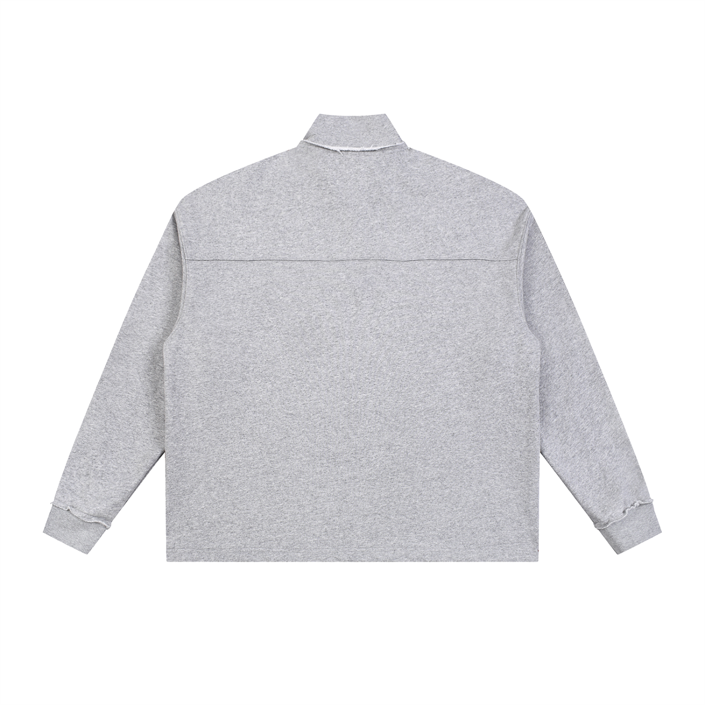 Men's Rolled Edge Quarter-Zip Sweatshirt