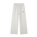 Classic Straight-Leg Sweatpants Black Logo