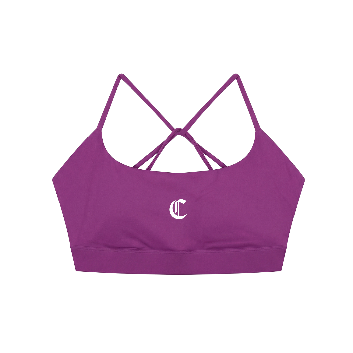 Costello's Strappy Criss Cross Yoga Sports Bra