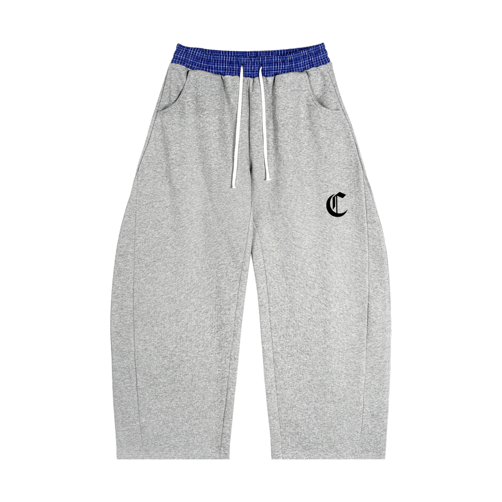 Costello's Plaid Waistband Barrel Sweatpants