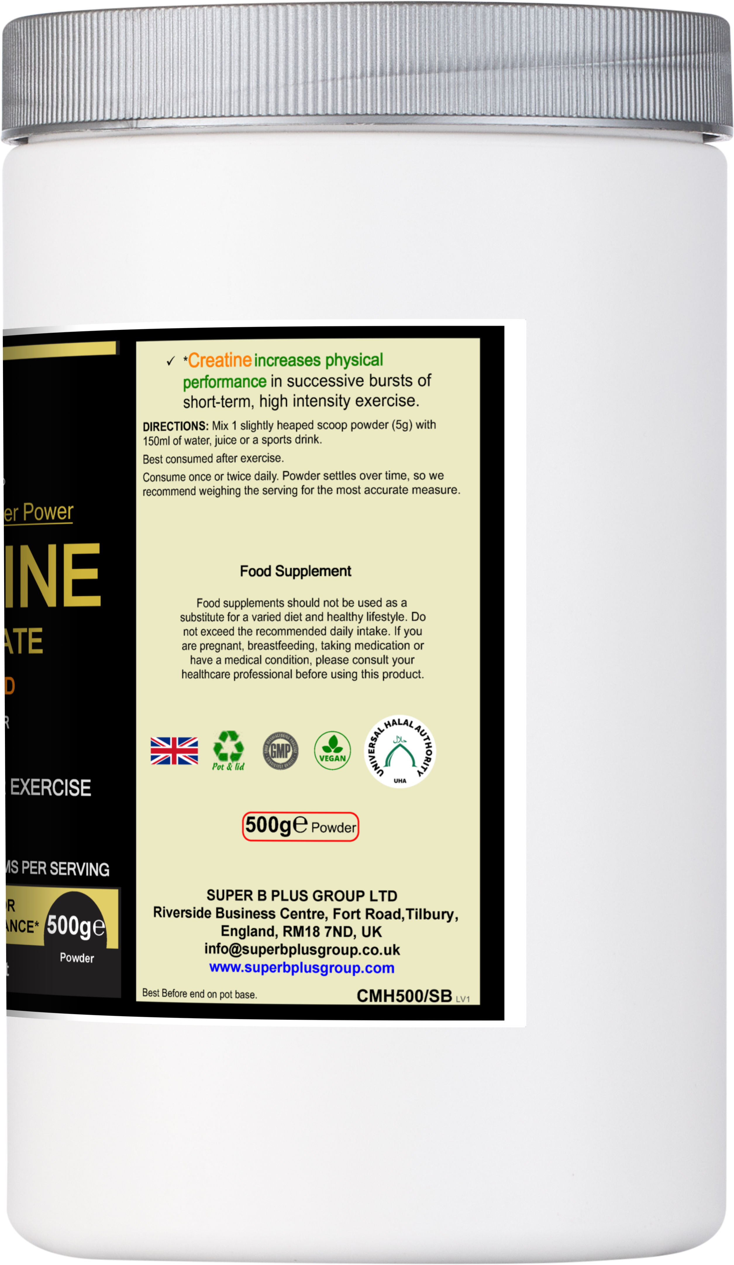 Creatine Monohydrate 100 - 5g Servings