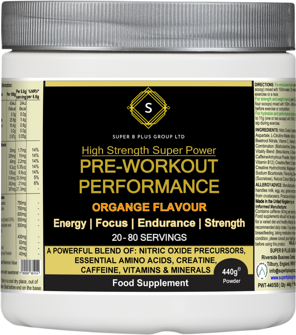 PRE-WORKOUT PERFORMANCE - 20 - 80 Servings