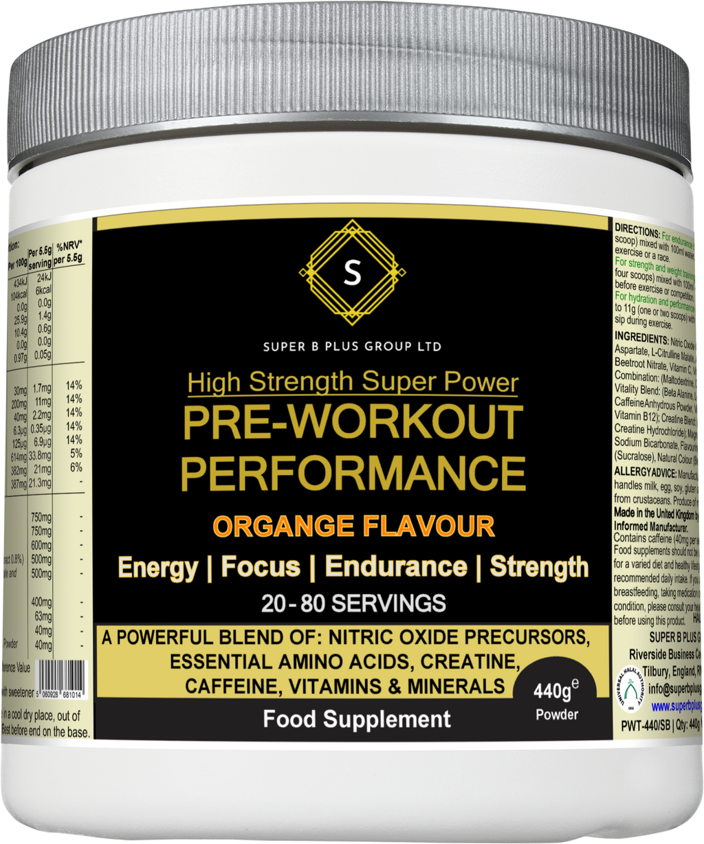 PRE-WORKOUT PERFORMANCE - 20 - 80 Servings