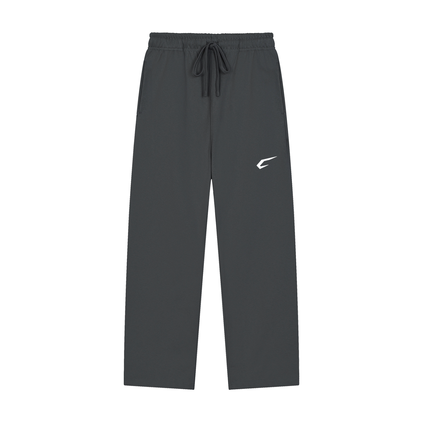 Classic Black Straight-Leg Sweatpants