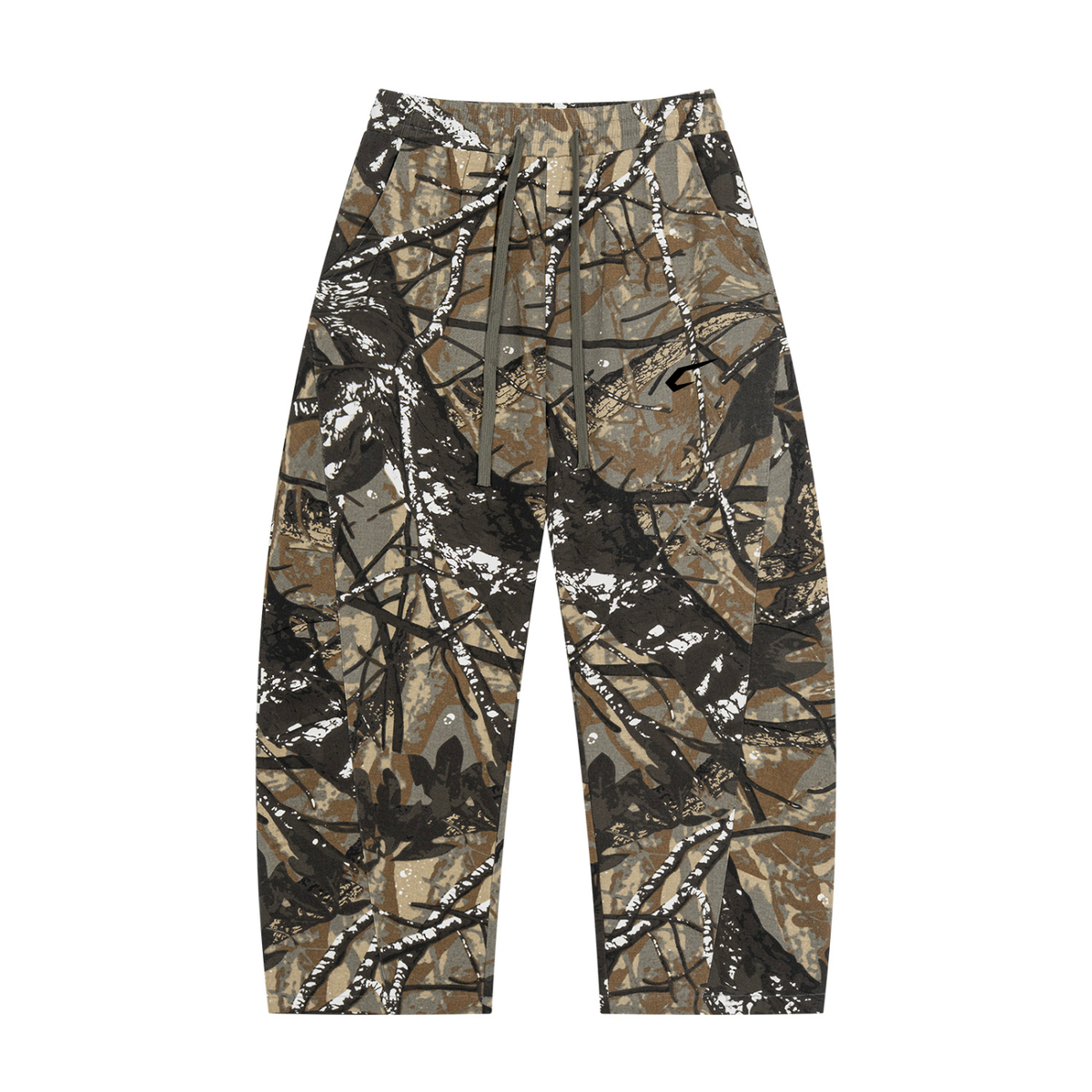 Camo Barrel Joggers Brown
