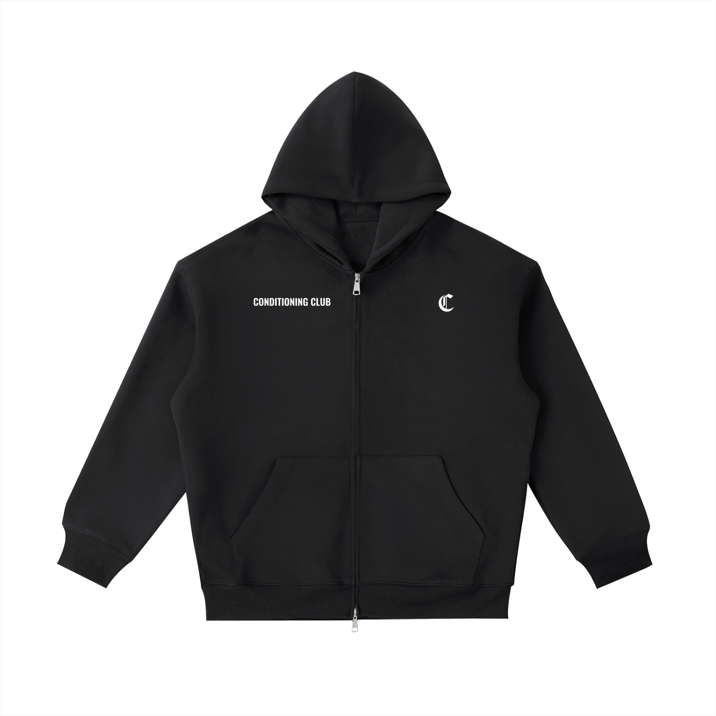 Costello's Graphic Heavyweight Pocket Zip Up Hoodie