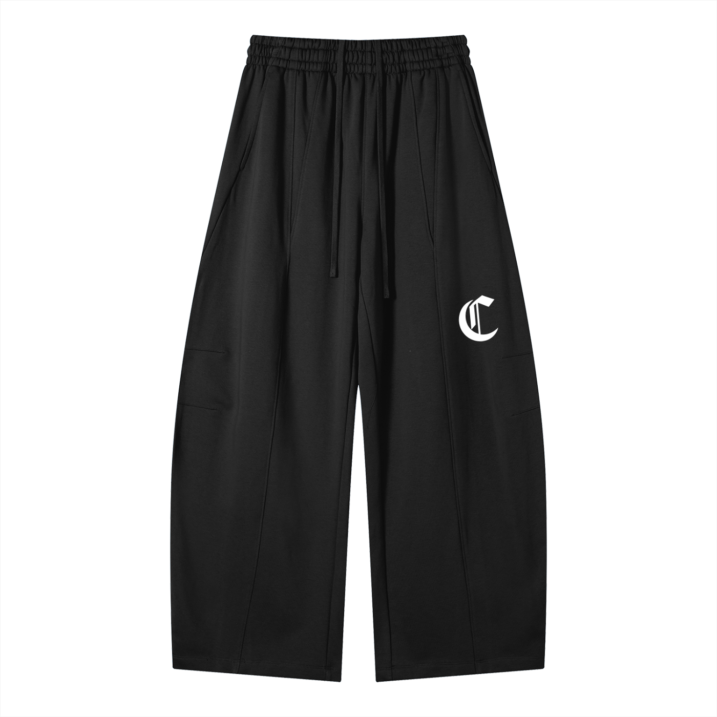 Costello's Heavyweight Wide Leg Panel Sweatpants