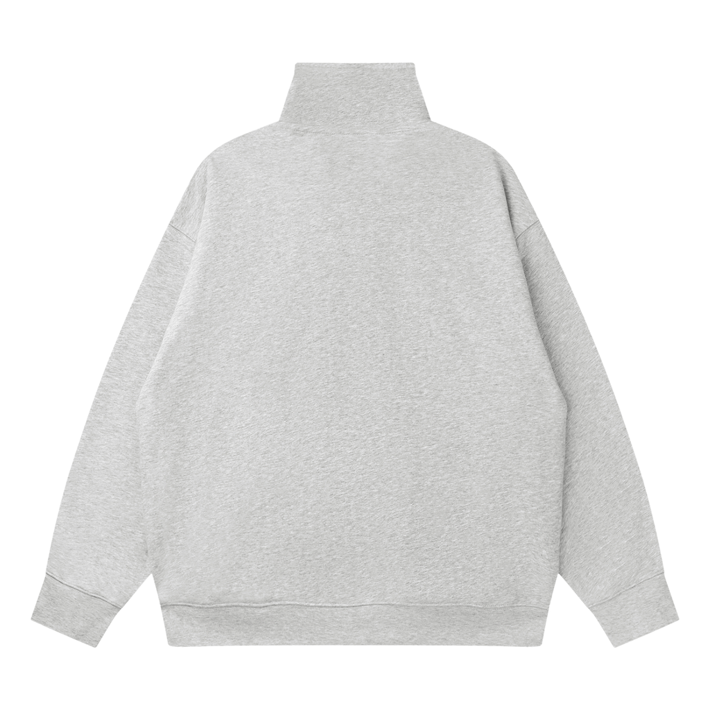 Men's Quarter-Zip Drop Shoulder Sweatshirt