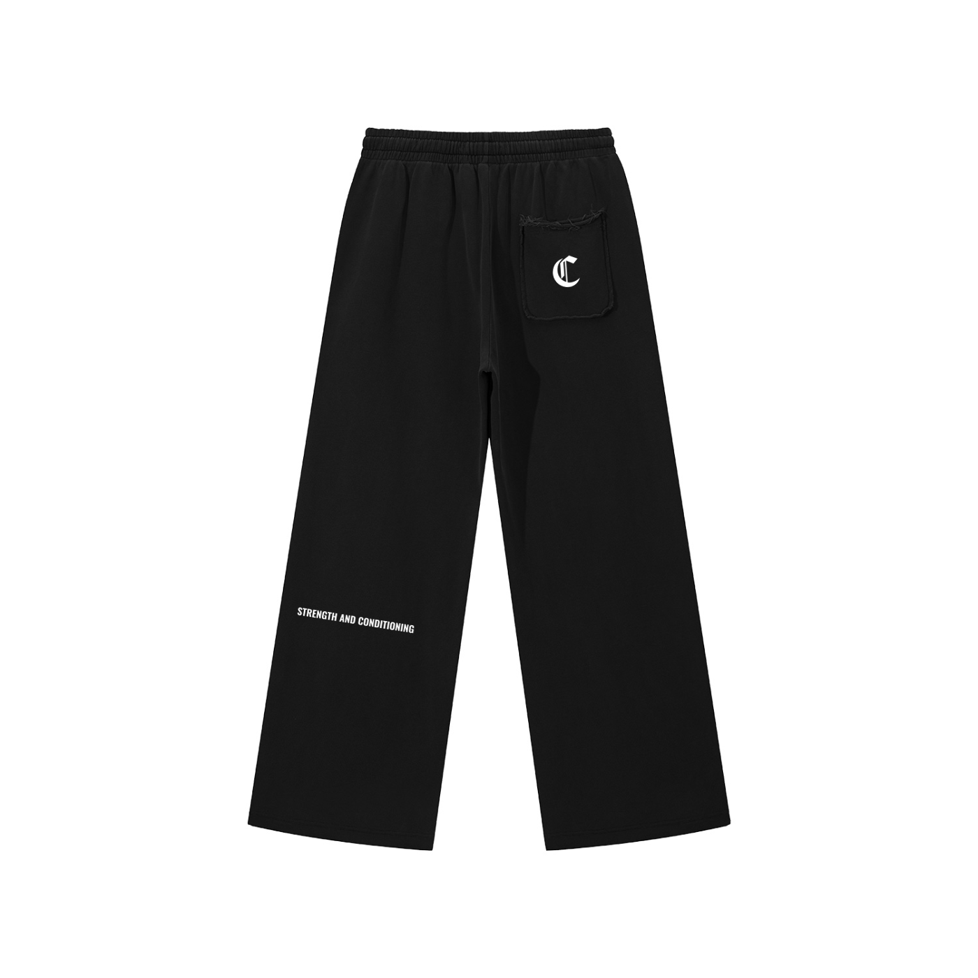 Costello's Snow Washed Raw Edge Sweatpants