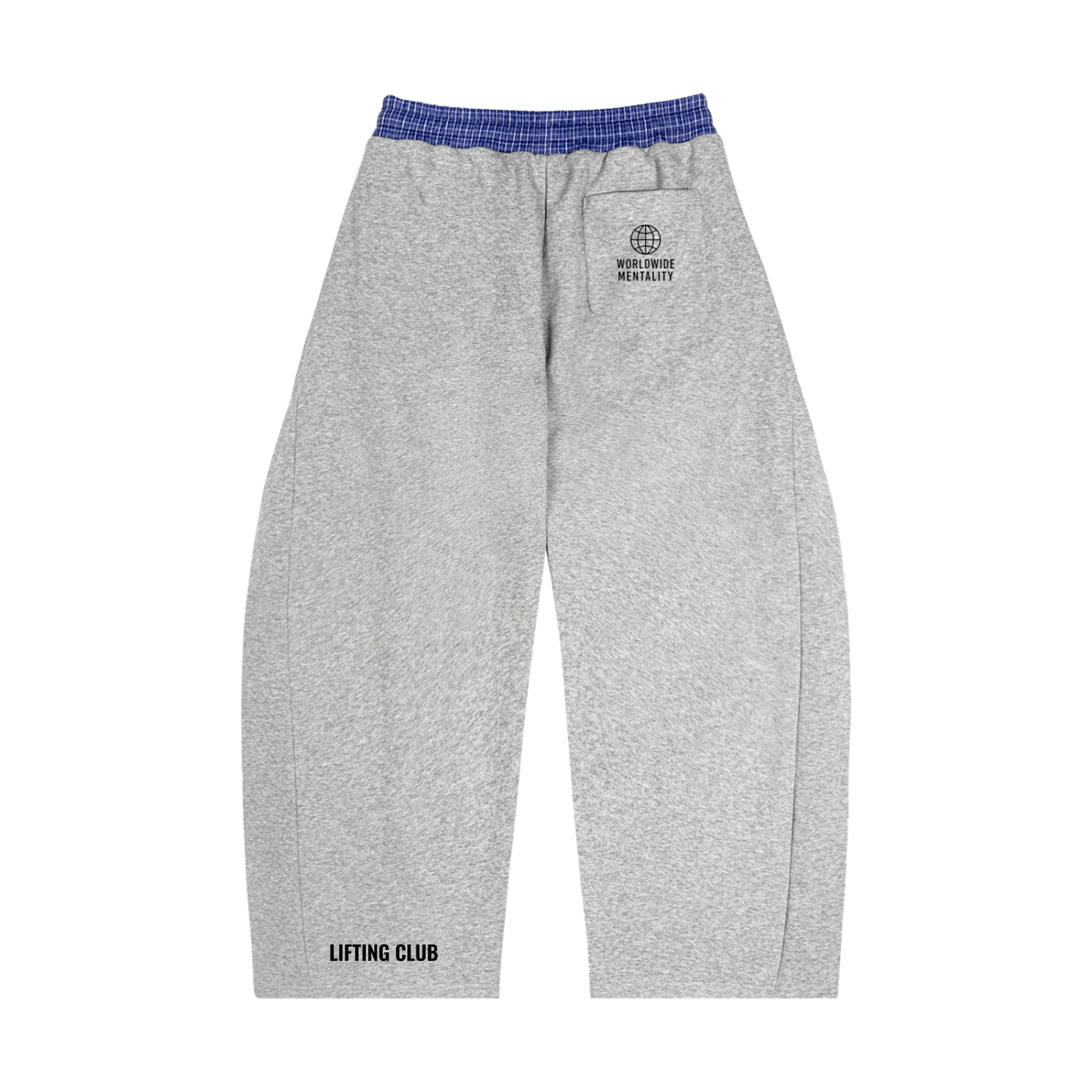 Costello's Plaid Waistband Barrel Sweatpants