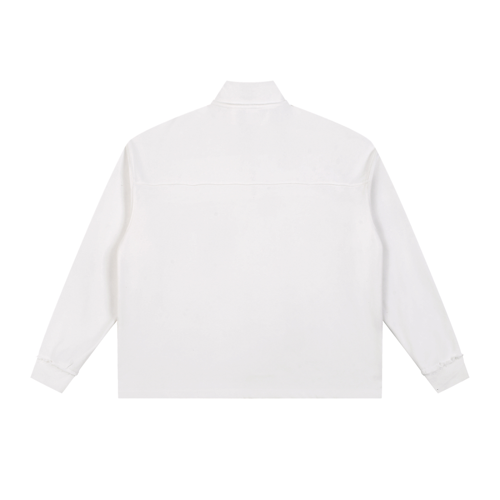 Men's Rolled Edge Quarter-Zip Sweatshirt