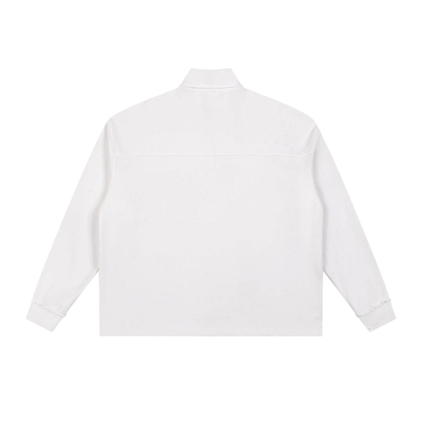 Men's Rolled Edge Quarter-Zip Sweatshirt
